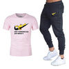 Men's Sets Simpson tracksuit men T Shirts+pants Two Pieces Sets Casual Tracksuit Male/Women Casual Tshirt Gyms Sweatpants men