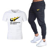 Men's Sets Simpson tracksuit men T Shirts+pants Two Pieces Sets Casual Tracksuit Male/Women Casual Tshirt Gyms Sweatpants men