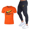 Men's Sets Simpson tracksuit men T Shirts+pants Two Pieces Sets Casual Tracksuit Male/Women Casual Tshirt Gyms Sweatpants men