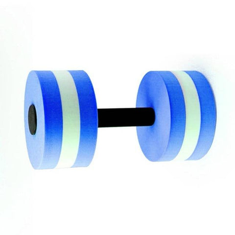 1pc EVA Water Foam Floating Dumbbell Swimming Pool Water Weight Aerobics Automatic Float Aquatic Barbell Toy