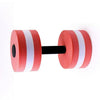 1pc EVA Water Foam Floating Dumbbell Swimming Pool Water Weight Aerobics Automatic Float Aquatic Barbell Toy