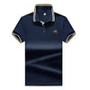 Men's oversized casual short-sleeved Polo shirt student uniforms men's polo shirt