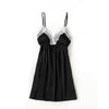 Lingerie Women Silk Lace Robe Dress Babydoll Sleepwear Nightdress Nightwear Set Set Sexy Sleepwear Lace Pigiama Donna