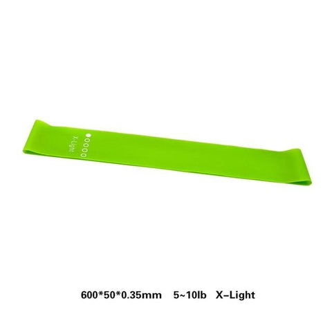 5 Level Yoga Resistance Rubber Bands Pilates Sport Training Workout Elastic Bands Indoor Outdoor Fitness Equipment 0.35mm-1.1mm