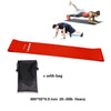 5 Level Yoga Resistance Rubber Bands Pilates Sport Training Workout Elastic Bands Indoor Outdoor Fitness Equipment 0.35mm-1.1mm