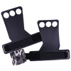 3-Hole Carbon Fiber Hand Grips with Tape Gym Gloves Full Palm Protection for Weight Lifting Crossfit Pull Ups Kettlebells Rings