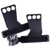 3-Hole Carbon Fiber Hand Grips with Tape Gym Gloves Full Palm Protection for Weight Lifting Crossfit Pull Ups Kettlebells Rings