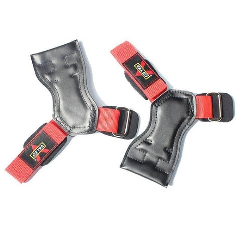 Leather Weight Lifting Sports Gloves For Kettlebell Gym Gloves Weights Workout Wrist Straps Fitness Powerlifting Gym Equipment