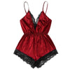 Fashion Women Summer Pizama Damska Bawelna Sexy Lingerie Girl V neck Pijamas Para As Mulheres Lace Splice Bodysuit Sleepwear