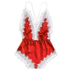 Fashion Women Summer Pizama Damska Bawelna Sexy Lingerie Girl V neck Pijamas Para As Mulheres Lace Splice Bodysuit Sleepwear