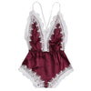 Fashion Women Summer Pizama Damska Bawelna Sexy Lingerie Girl V neck Pijamas Para As Mulheres Lace Splice Bodysuit Sleepwear